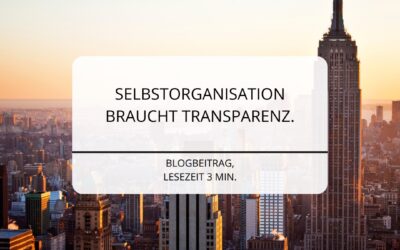 Selbtsorganisation und Agilität: wie beides gelingt